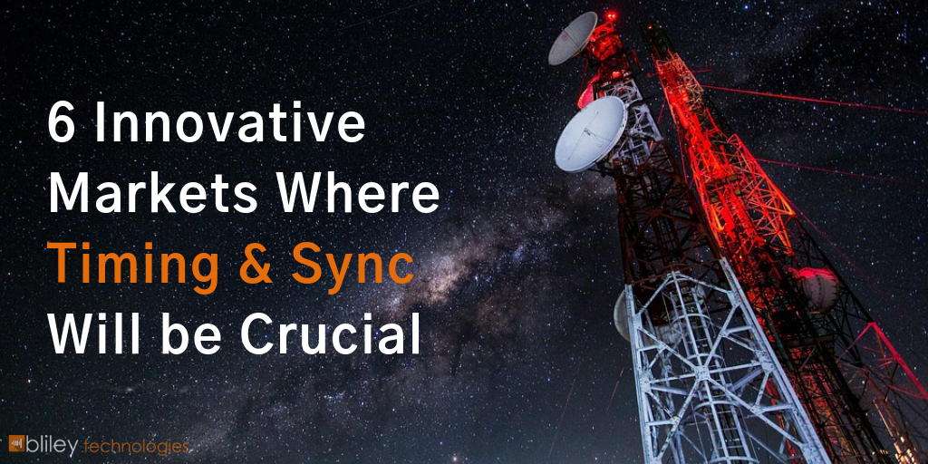 6 Innovative Markets Where Timing & Sync will be Crucial