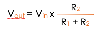 voltage divider equation