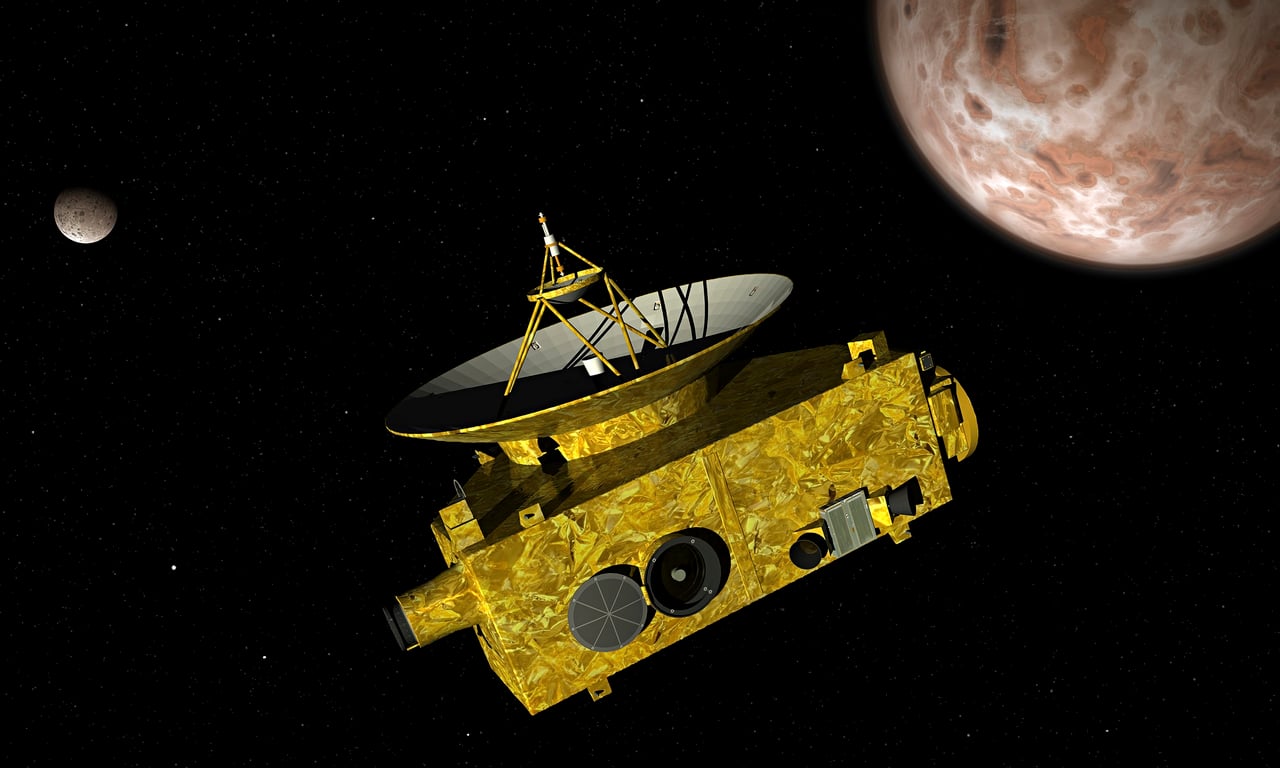 New Horizons spacecraft with ultra-stable Bliley crystals