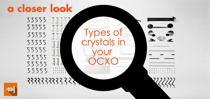 Types of crystal cuts inside of crystal oscillators