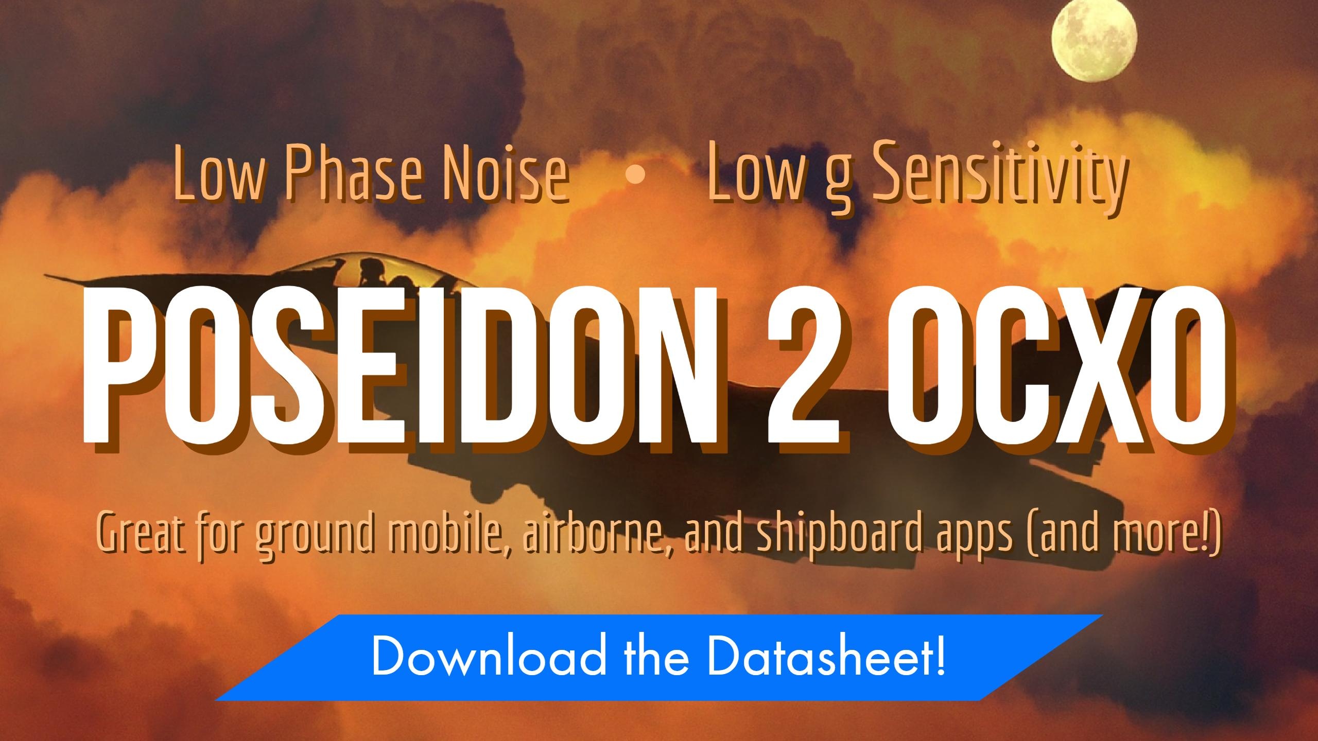 poseidon 2 bliley technologies OCXO crystal oscillator low phase noise